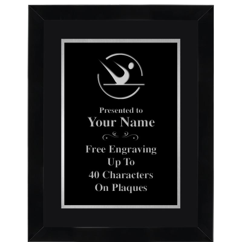 11X14 BLK WD OMEGA FRAME PL SV