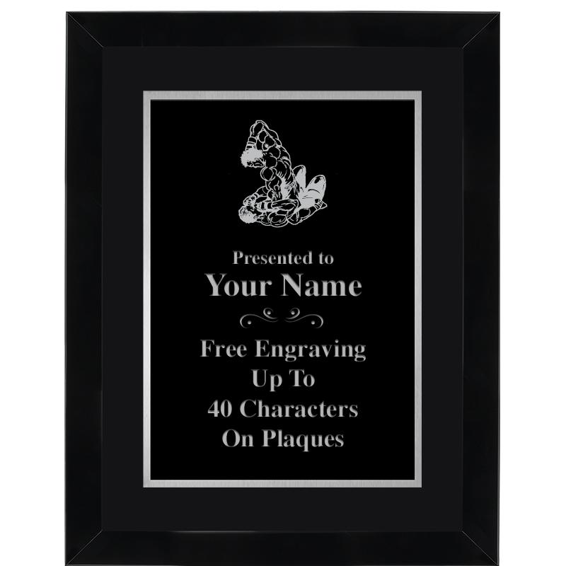 11X14 BLK WD OMEGA FRAME PL SV