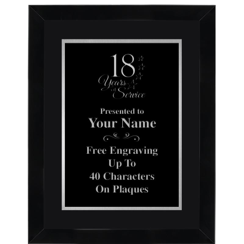 11X14 BLK WD OMEGA FRAME PL SV