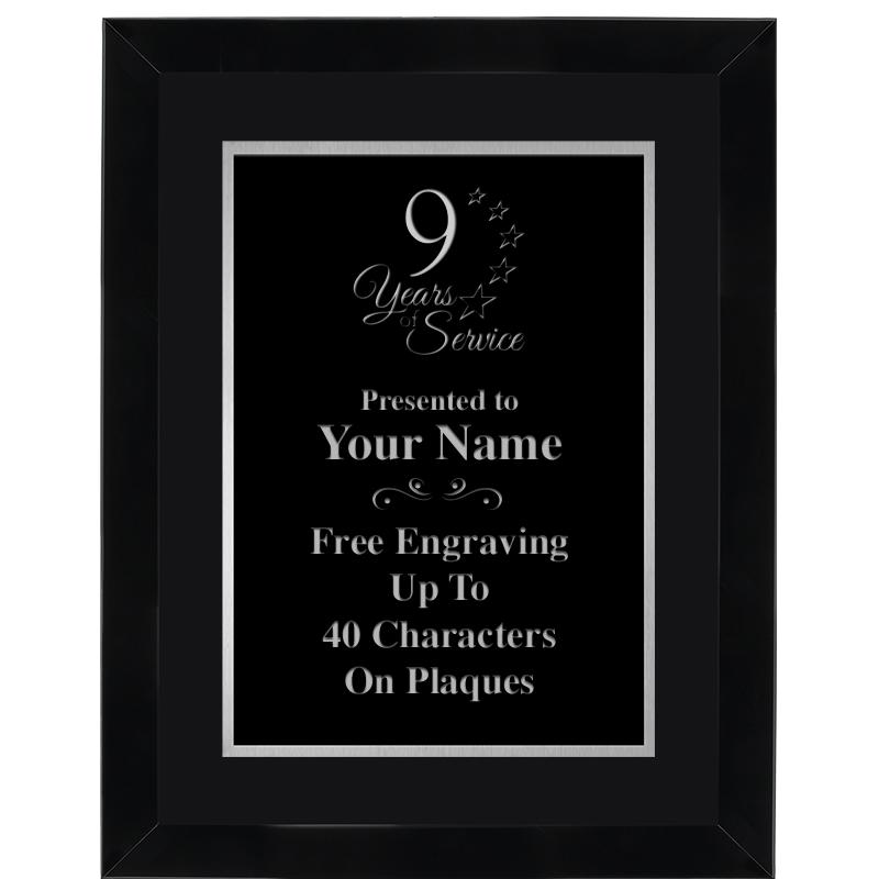 11X14 BLK WD OMEGA FRAME PL SV