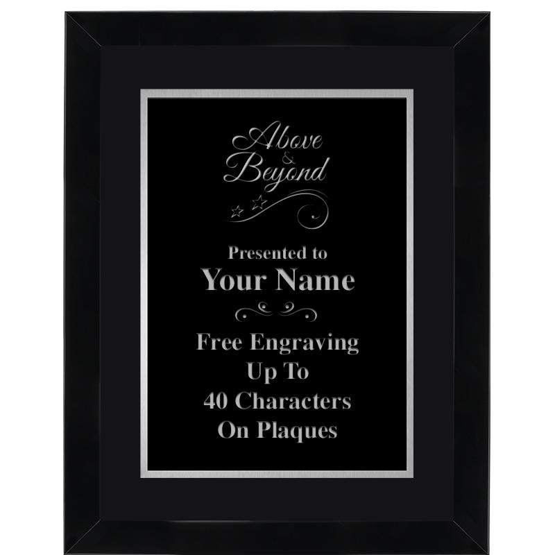 11X14 BLK WD OMEGA FRAME PL SV