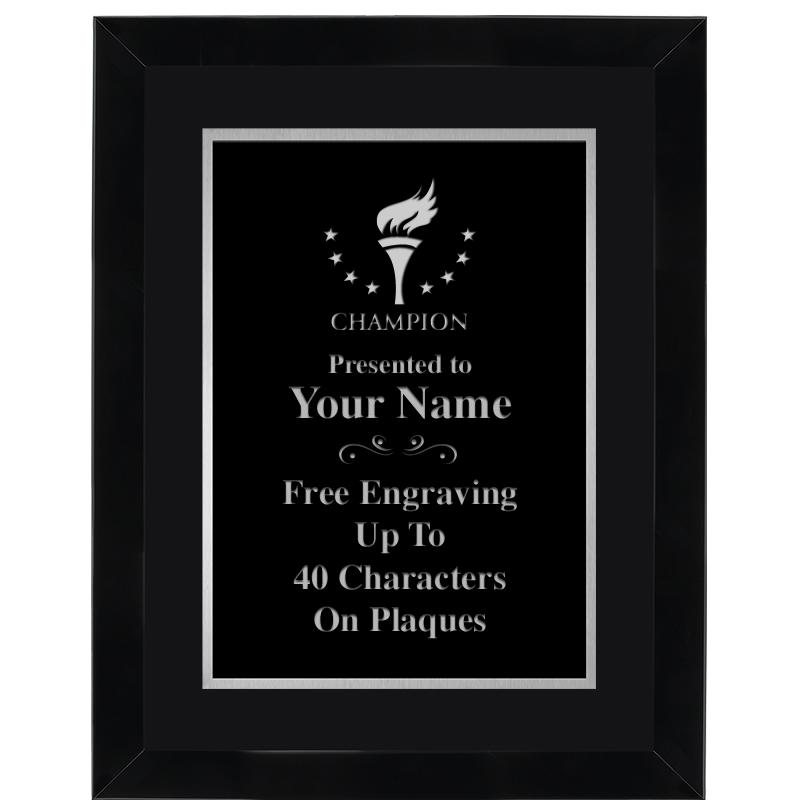 11X14 BLK WD OMEGA FRAME PL SV