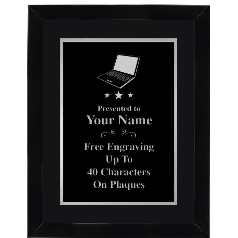 11X14 BLK WD OMEGA FRAME PL SV