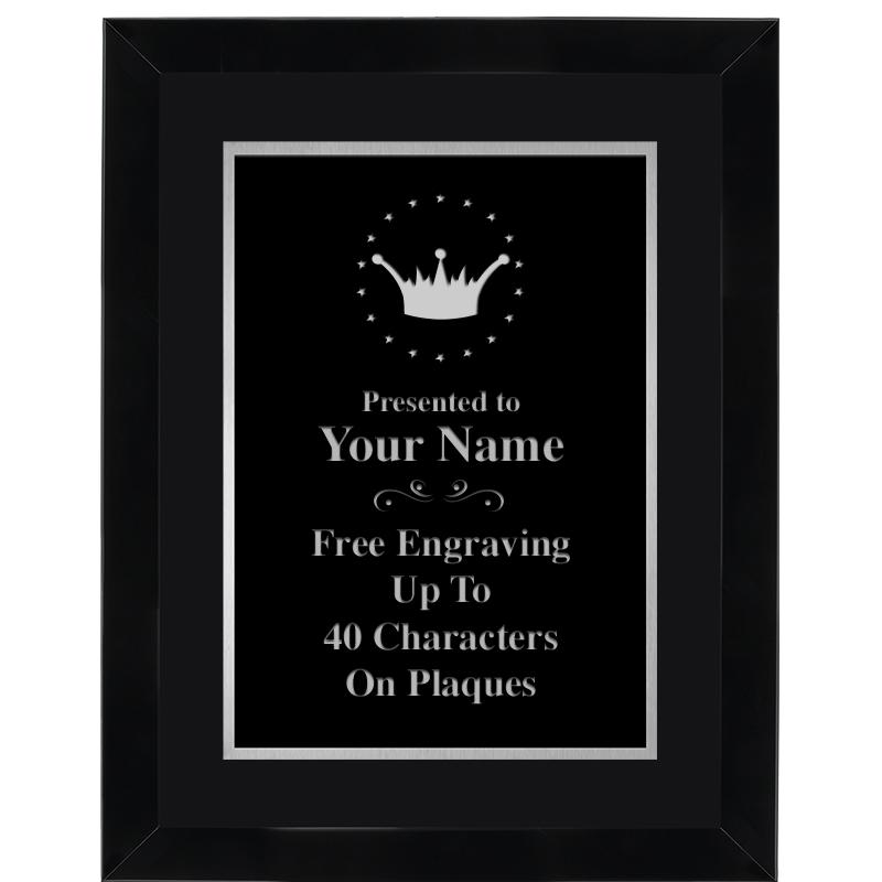 11X14 BLK WD OMEGA FRAME PL SV