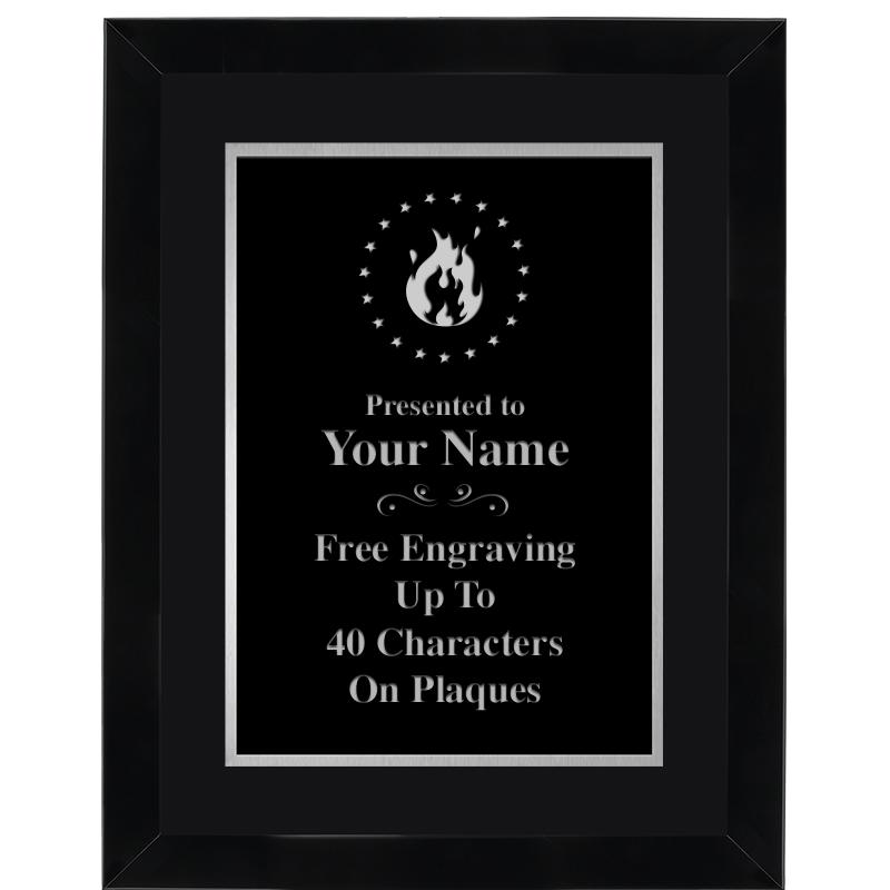 11X14 BLK WD OMEGA FRAME PL SV