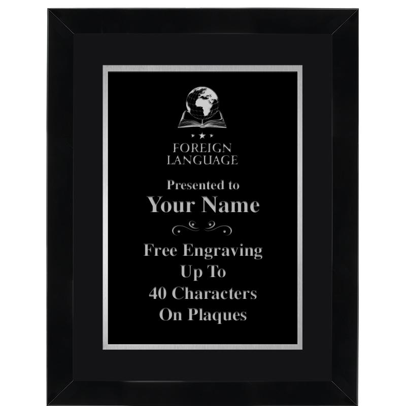 11X14 BLK WD OMEGA FRAME PL SV