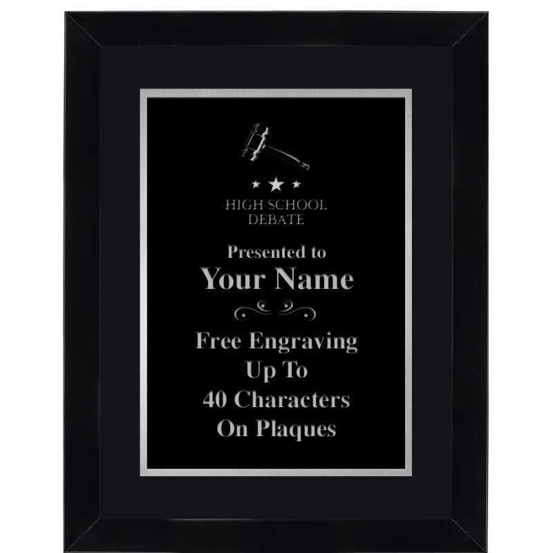 11X14 BLK WD OMEGA FRAME PL SV