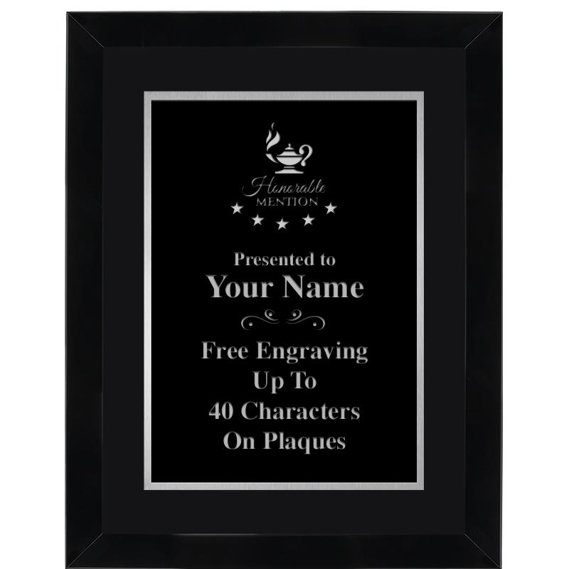 11X14 BLK WD OMEGA FRAME PL SV