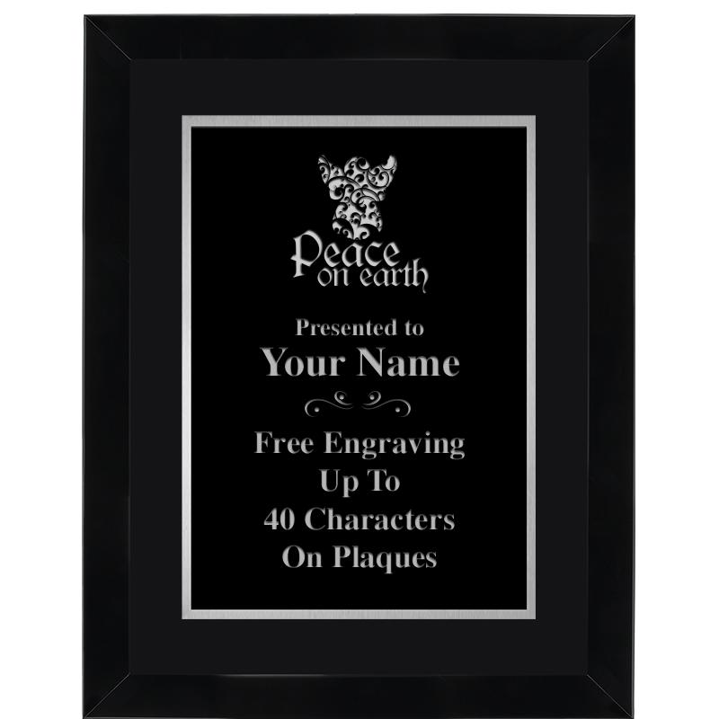 11X14 BLK WD OMEGA FRAME PL SV