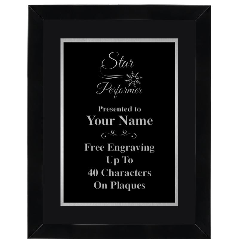 11X14 BLK WD OMEGA FRAME PL SV