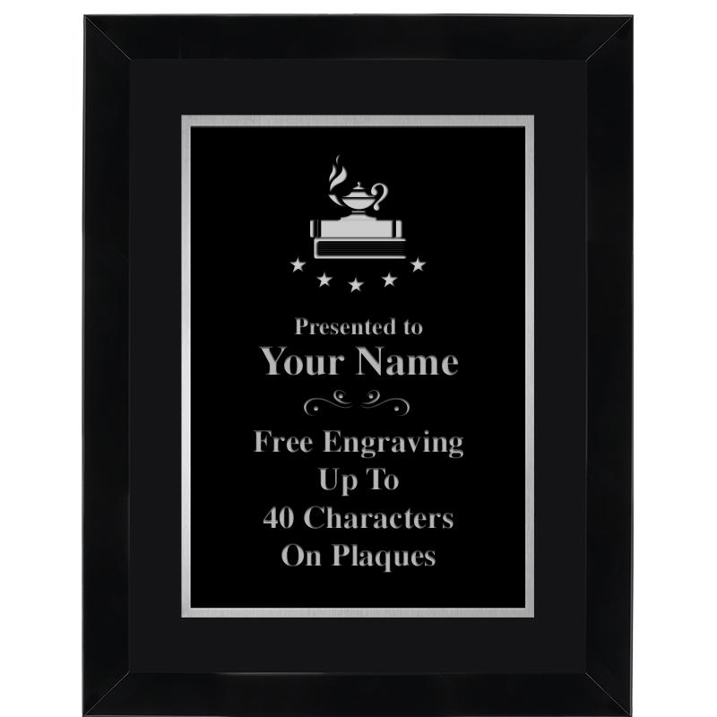 11X14 BLK WD OMEGA FRAME PL SV