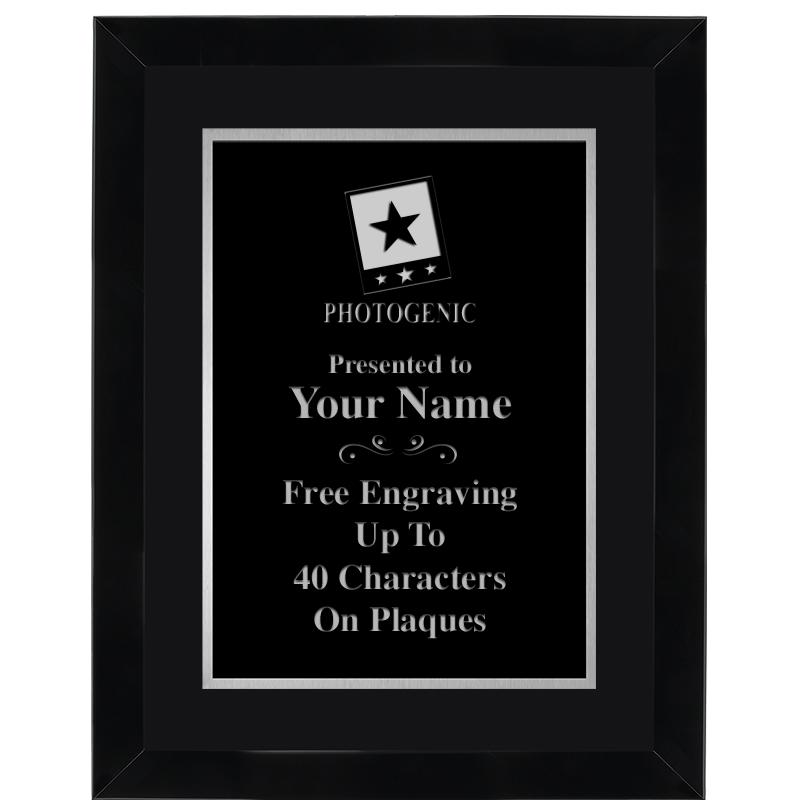 11X14 BLK WD OMEGA FRAME PL SV