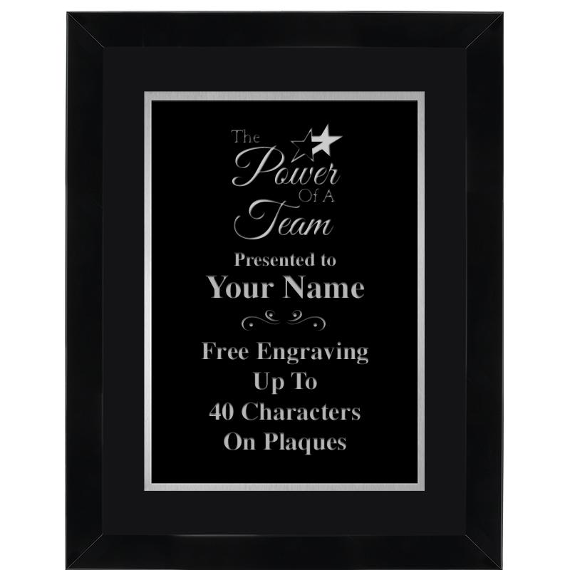 11X14 BLK WD OMEGA FRAME PL SV