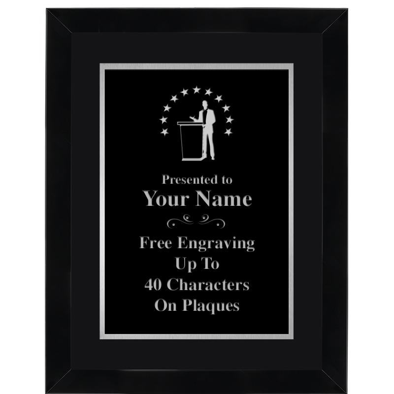 11X14 BLK WD OMEGA FRAME PL SV