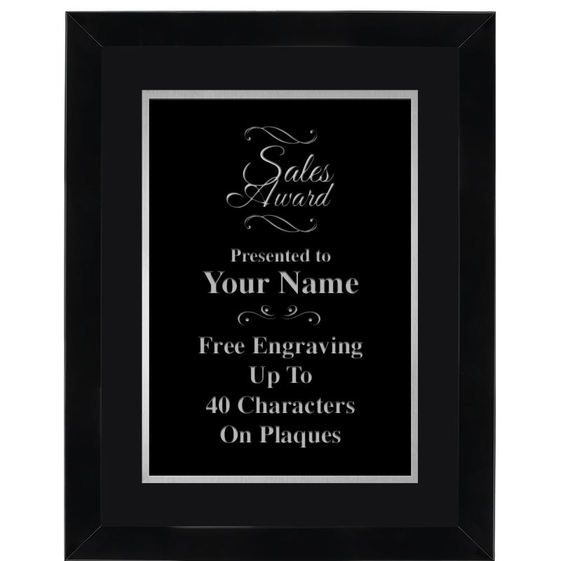 11X14 BLK WD OMEGA FRAME PL SV