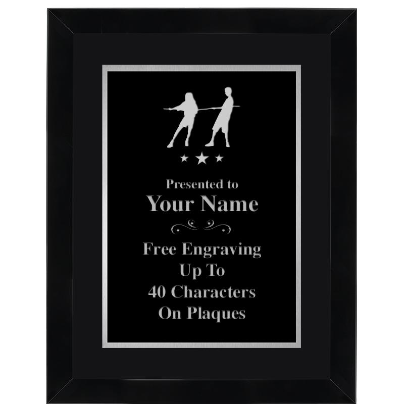 11X14 BLK WD OMEGA FRAME PL SV