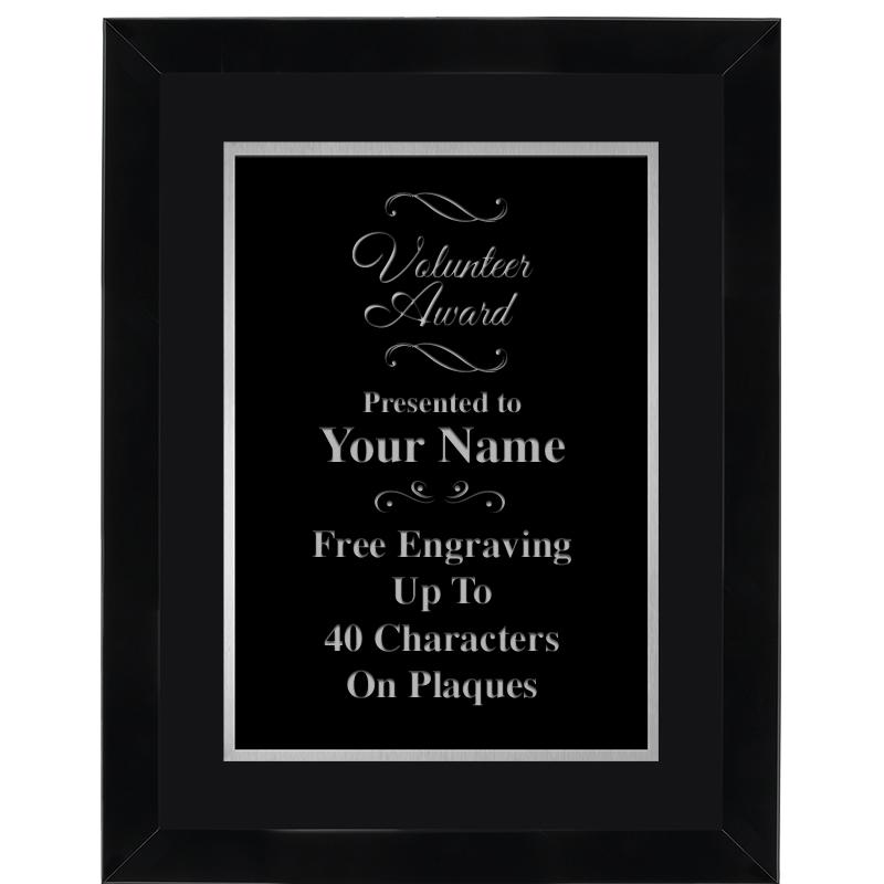 11X14 BLK WD OMEGA FRAME PL SV