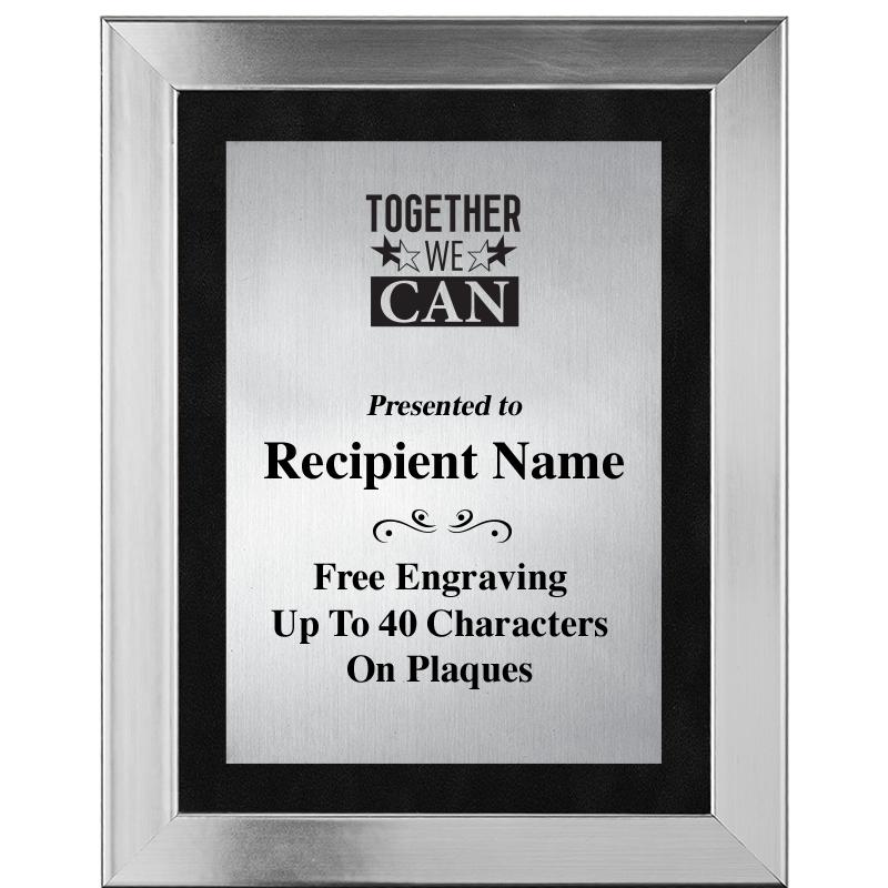 11X14"STAINLESS STEEL OMEGA FR