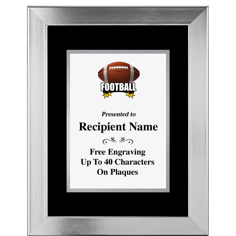 11.5"X14.5" PLATINUM FRAME PLQ