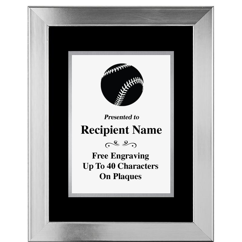 11.5"X14.5" PLATINUM FRAME PLQ