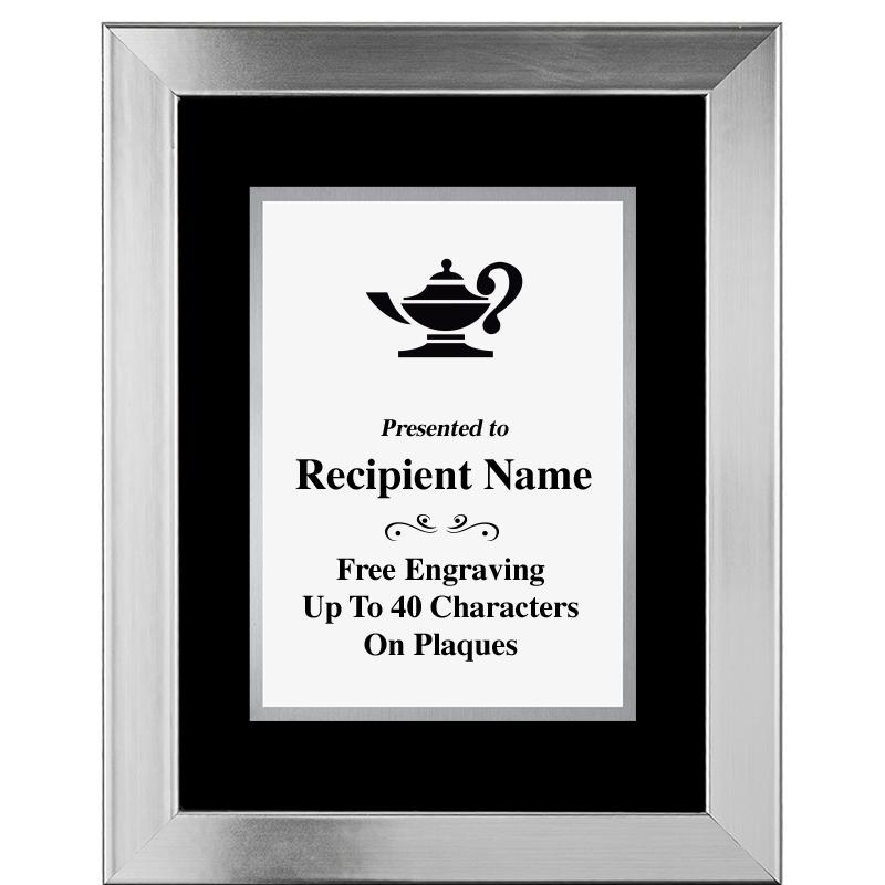 11.5"X14.5" PLATINUM FRAME PLQ