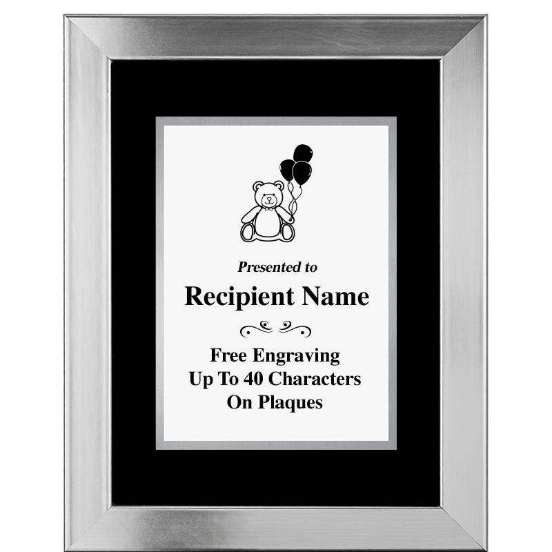 11.5"X14.5" PLATINUM FRAME PLQ