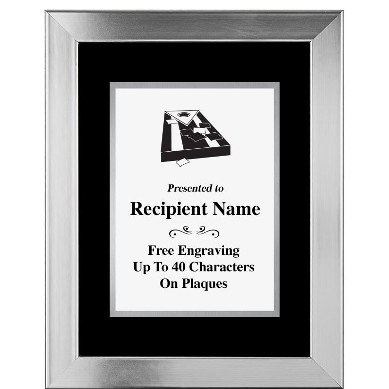 11.5"X14.5" PLATINUM FRAME PLQ