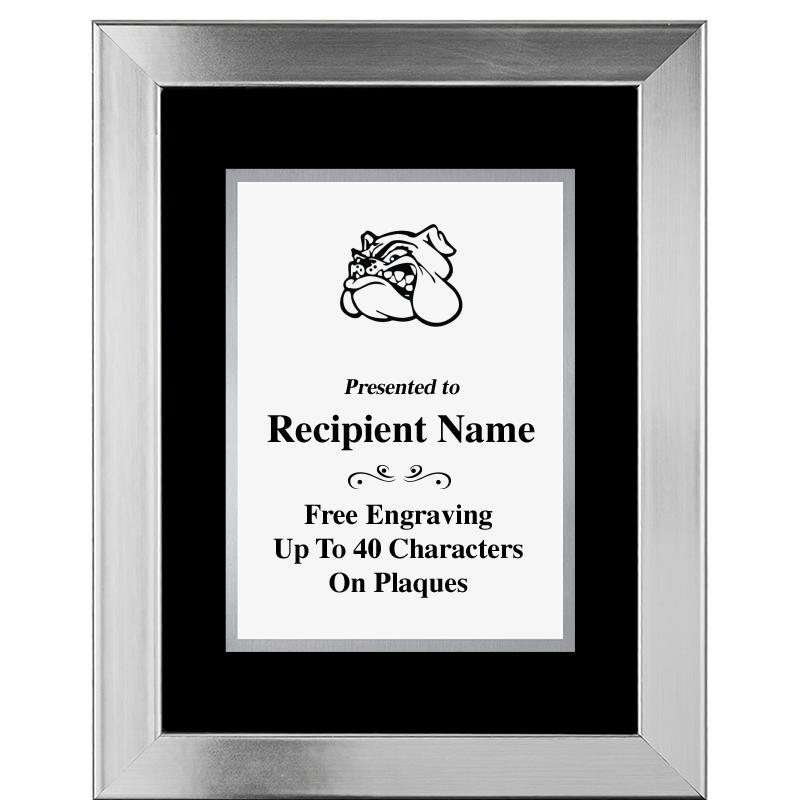 11.5"X14.5" PLATINUM FRAME PLQ