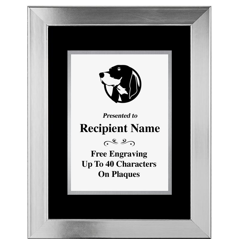 11.5"X14.5" PLATINUM FRAME PLQ