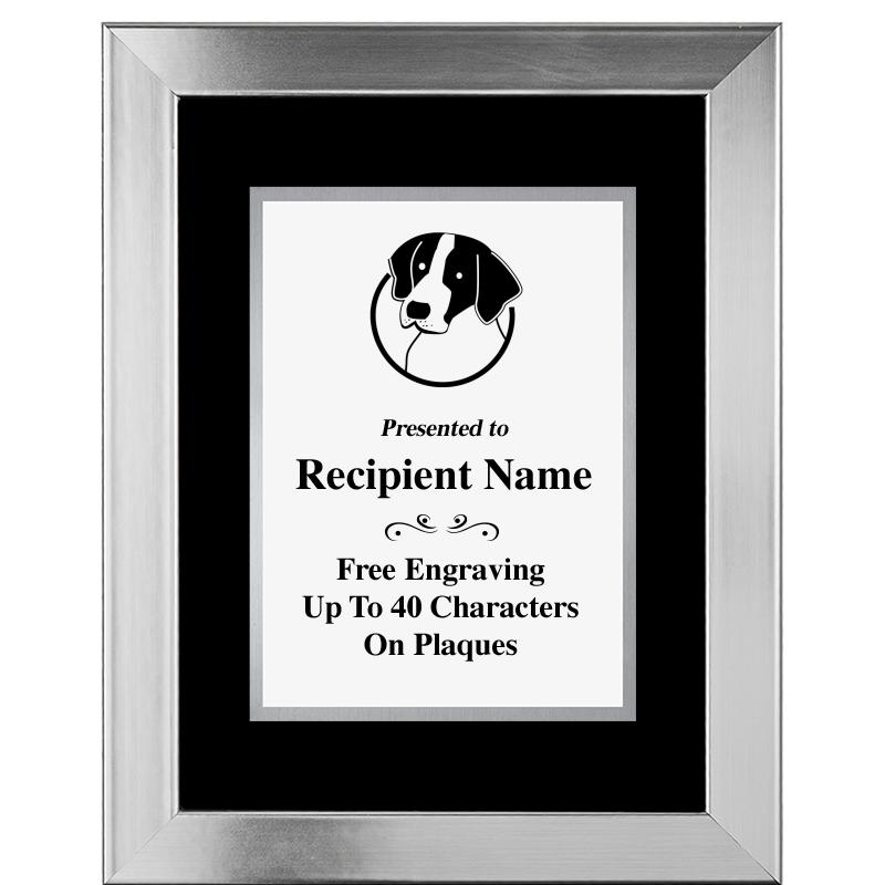 11.5"X14.5" PLATINUM FRAME PLQ