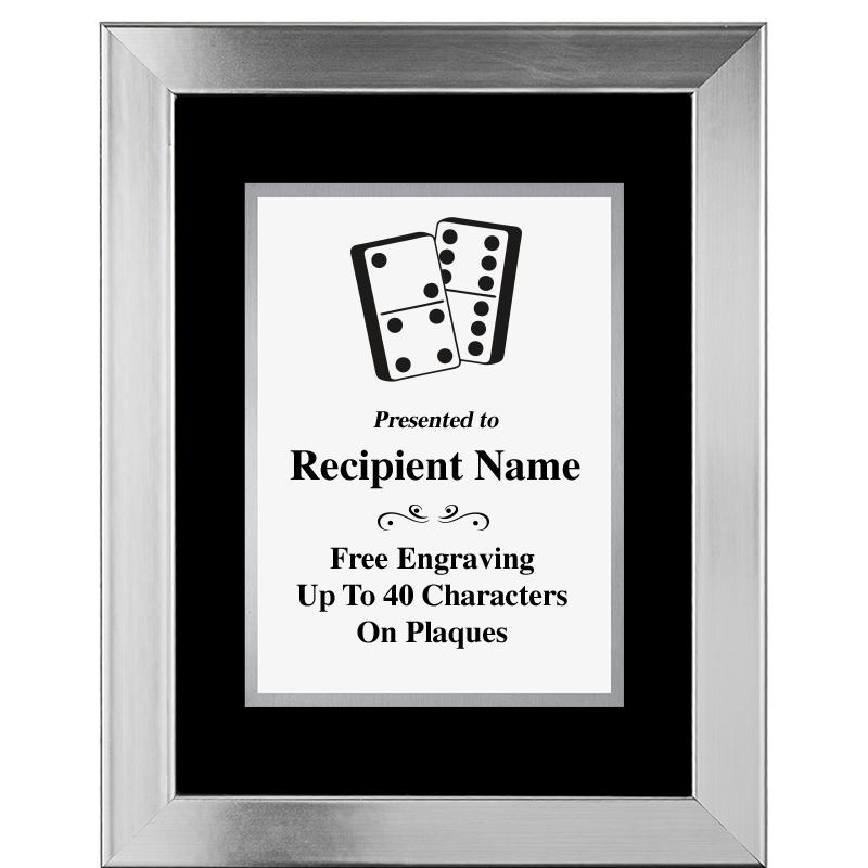 11.5"X14.5" PLATINUM FRAME PLQ
