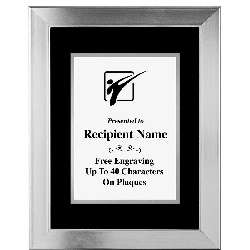 11.5"X14.5" PLATINUM FRAME PLQ