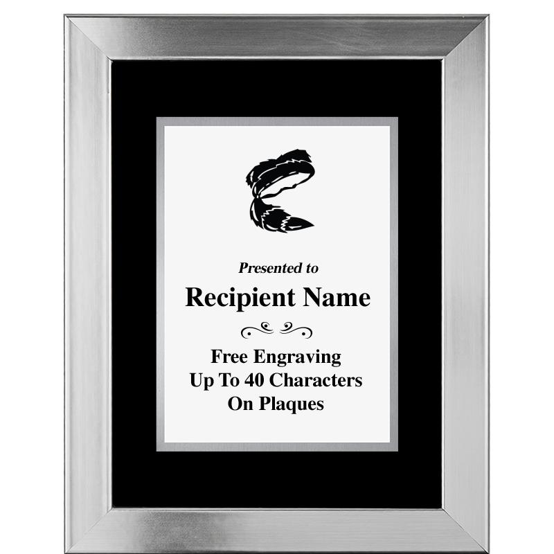 11.5"X14.5" PLATINUM FRAME PLQ