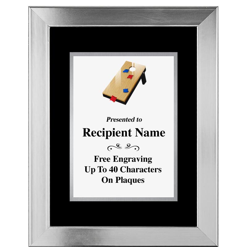 11.5"X14.5" PLATINUM FRAME PLQ