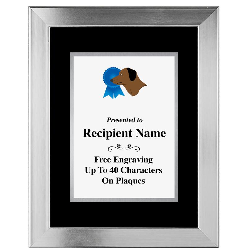 11.5"X14.5" PLATINUM FRAME PLQ