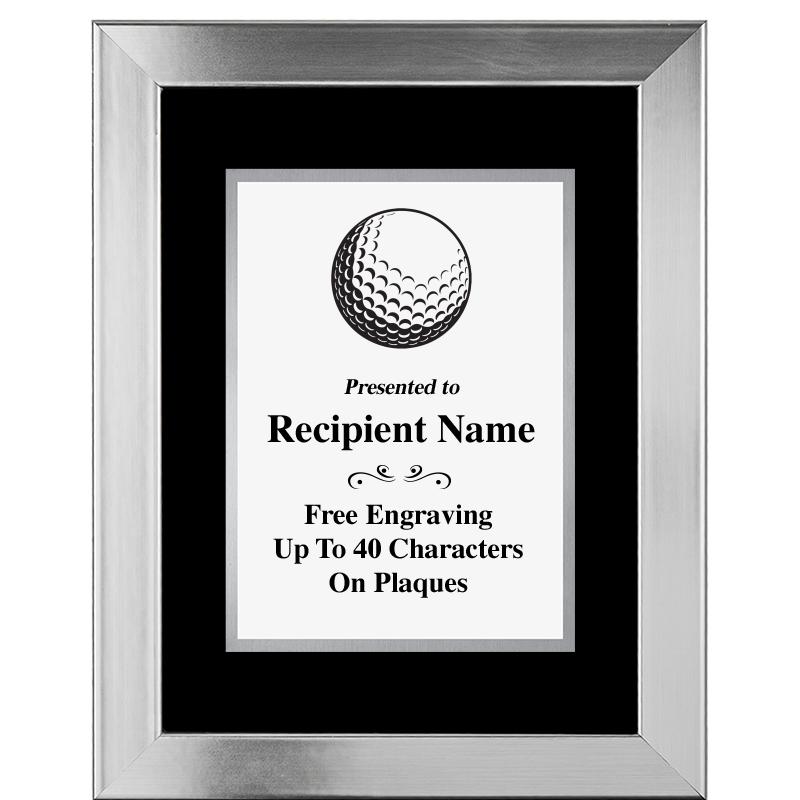 11.5"X14.5" PLATINUM FRAME PLQ