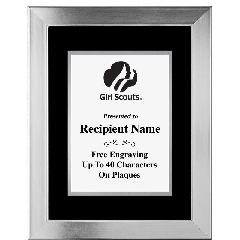 11.5"X14.5" PLATINUM FRAME PLQ