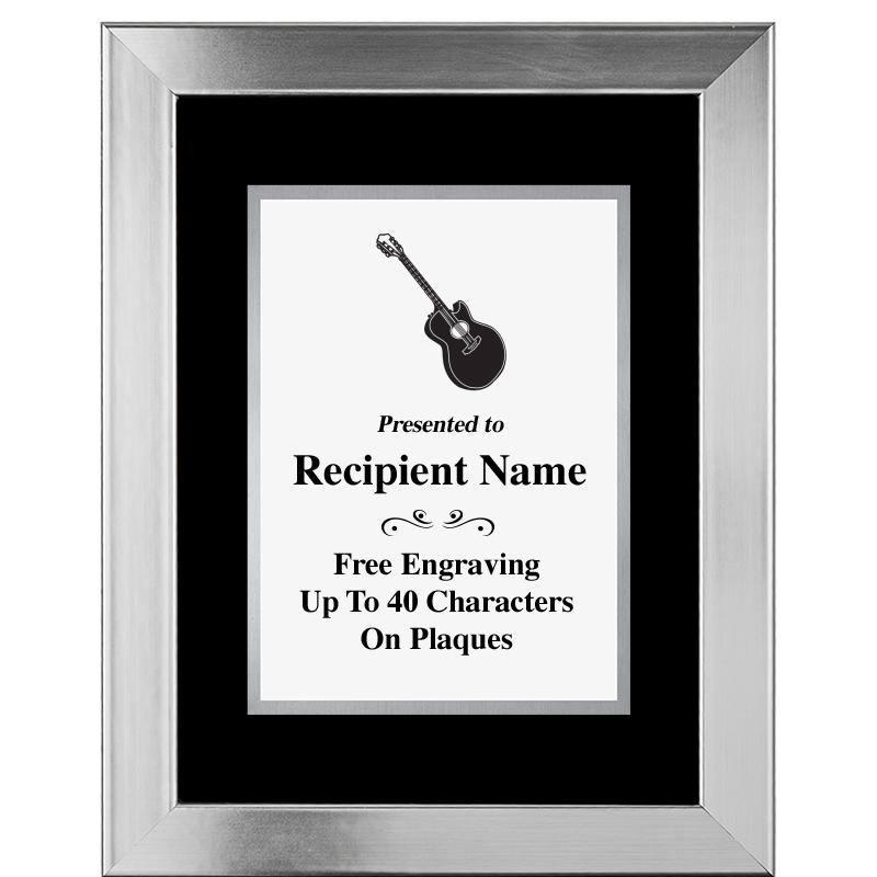 11.5"X14.5" PLATINUM FRAME PLQ