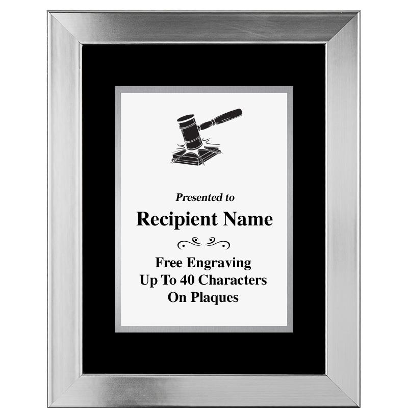 11.5"X14.5" PLATINUM FRAME PLQ