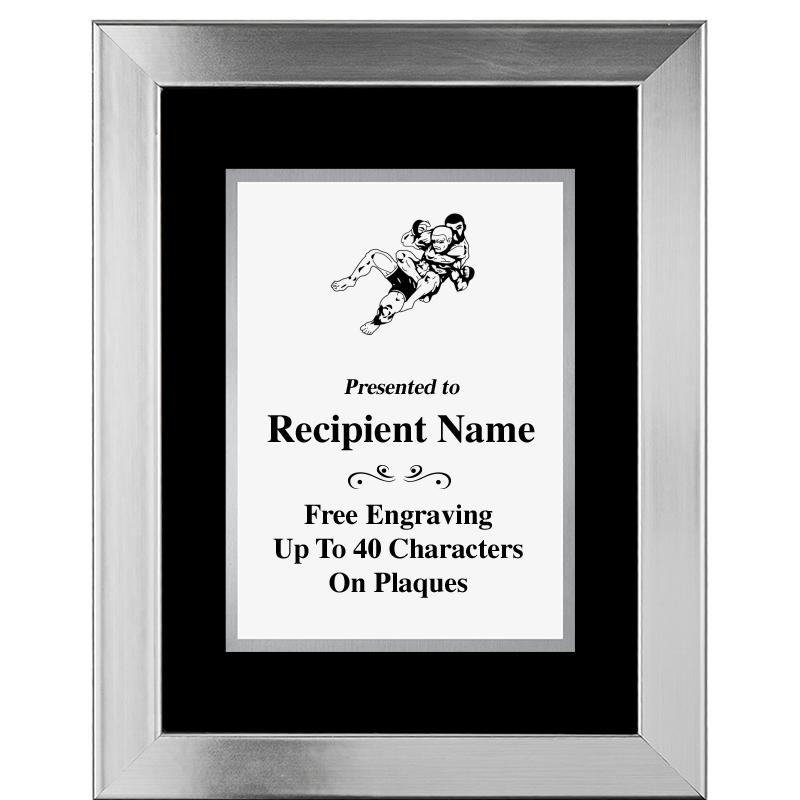 11.5"X14.5" PLATINUM FRAME PLQ