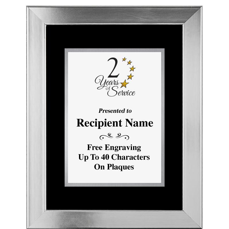 11.5"X14.5" PLATINUM FRAME PLQ