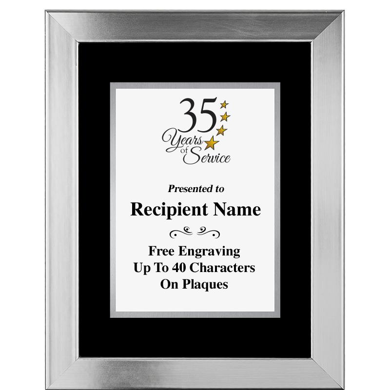 11.5"X14.5" PLATINUM FRAME PLQ