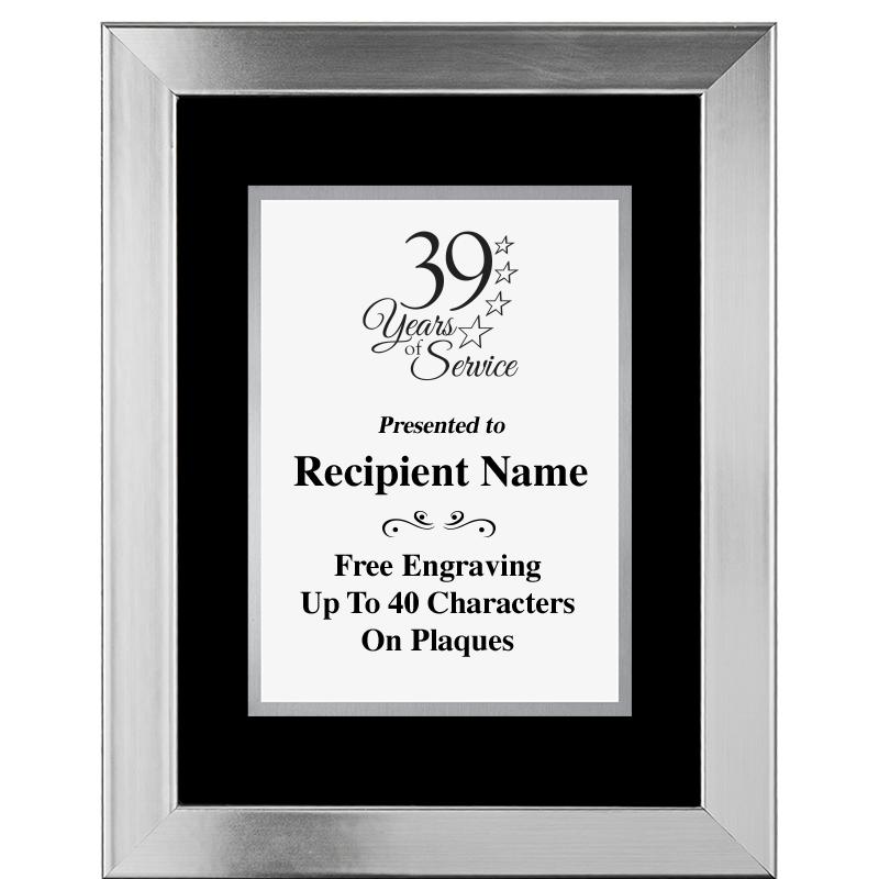 11.5"X14.5" PLATINUM FRAME PLQ