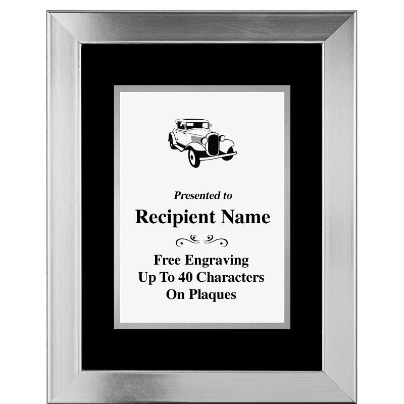 11.5"X14.5" PLATINUM FRAME PLQ