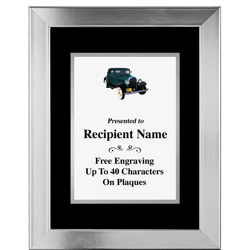 11.5"X14.5" PLATINUM FRAME PLQ