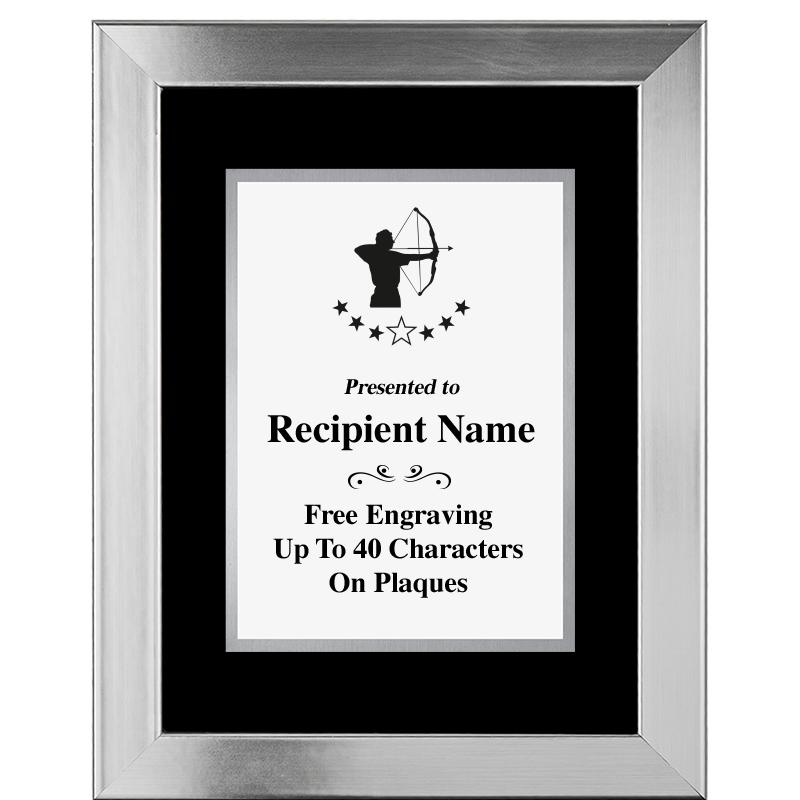 11.5"X14.5" PLATINUM FRAME PLQ