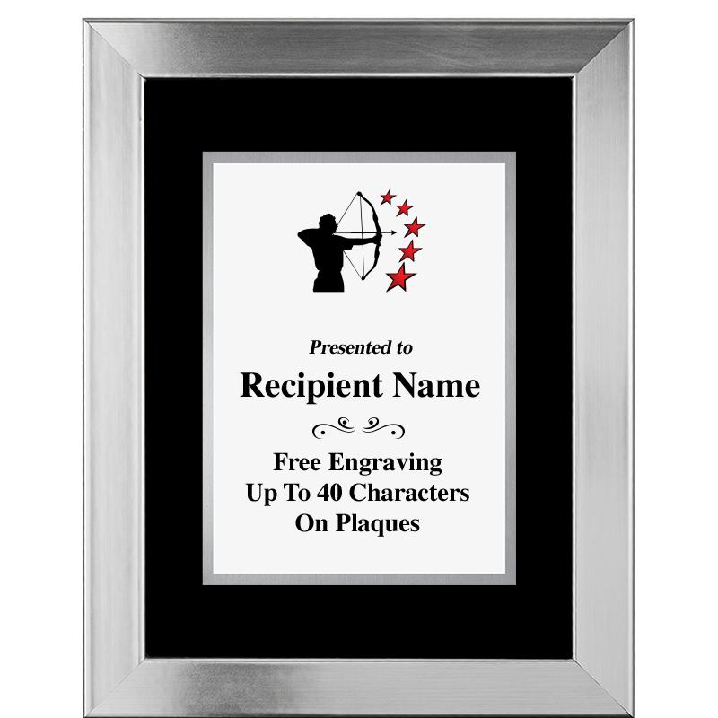 11.5"X14.5" PLATINUM FRAME PLQ