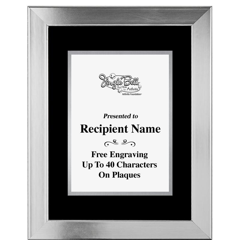 11.5"X14.5" PLATINUM FRAME PLQ