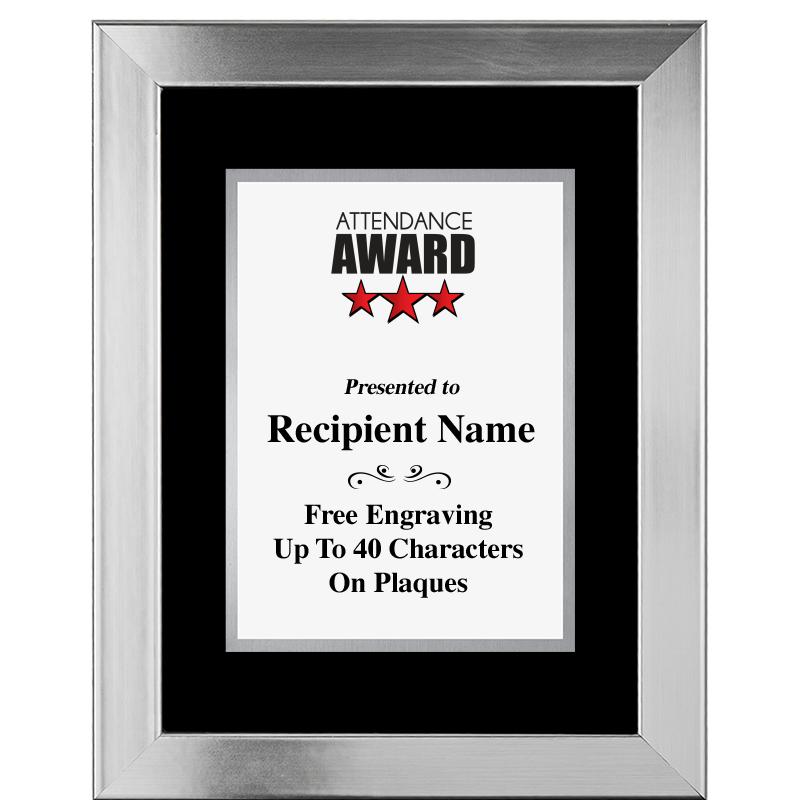 11.5"X14.5" PLATINUM FRAME PLQ