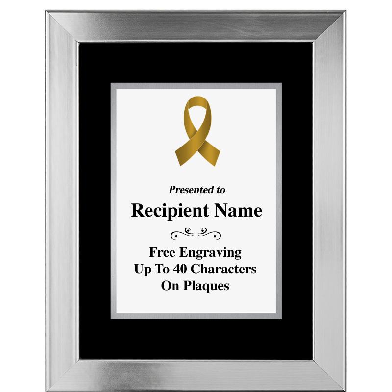 11.5"X14.5" PLATINUM FRAME PLQ